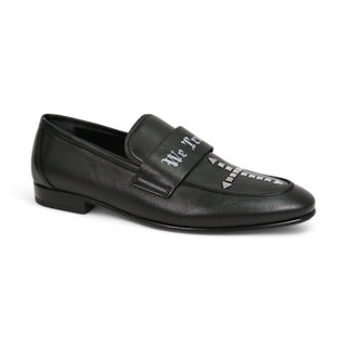 John Richmond 14024 Calf-Skin Leather Slip-On Loafer (JR1011)-AmbrogioShoes