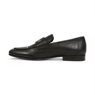 John Richmond 14024 Calf-Skin Leather Slip-On Loafer (JR1011)-AmbrogioShoes