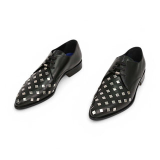 John Richmond 14034 Calf-Skin Leather Lace-Up Derby (JR1015)-AmbrogioShoes