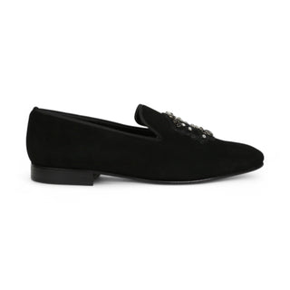 John Richmond 15787 Suede Leather Slip-On Loafer (JR1010)-AmbrogioShoes