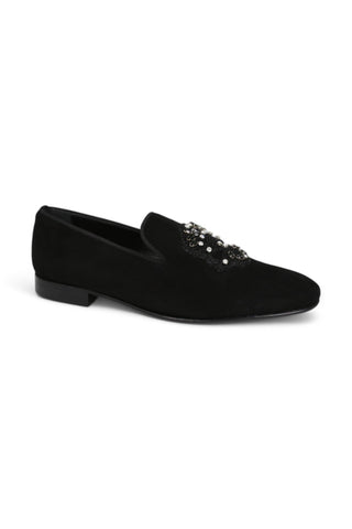 John Richmond 15787 Suede Slip-On Loafer (JR1010)-AmbrogioShoes