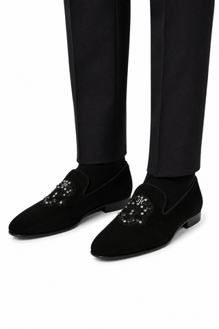 John Richmond 15787 Suede Slip-On Loafer (JR1010)