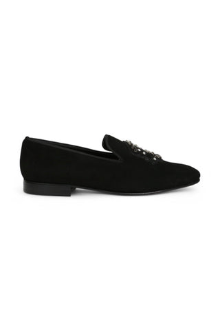 John Richmond 15787 Suede Slip-On Loafer (JR1010)-AmbrogioShoes