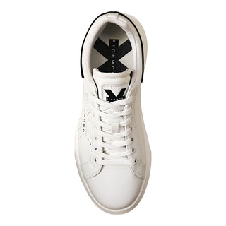 John Richmond 22203/CP White Calf-Skin Leather Casual Sneakers (JR1002)-AmbrogioShoes