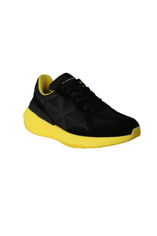John Richmond 22224/CP Black Fabric / Suede Casual Sneakers (JR1001)