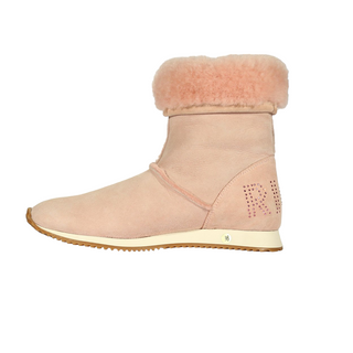 John Richmond Pink Suede High-Top Sneakers (JRW01)-AmbrogioShoes