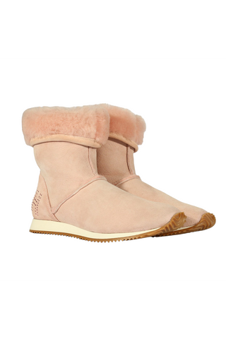 John Richmond Pink Suede High-Top Sneakers (JRW01)