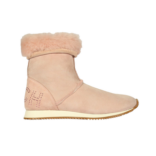 John Richmond Pink Suede High-Top Sneakers (JRW01)-AmbrogioShoes