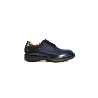 Jose Real Men's Shoes R408 Deep Blue Sneakers (JRO1594)-AmbrogioShoes