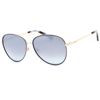 Juicy Couture Ju 599/S Sunglasses Gold Blue / (GO gray azure silver lens)-AmbrogioShoes