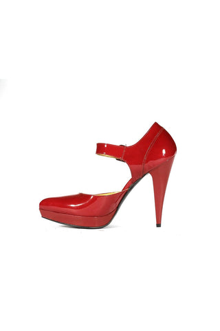 Just Cavalli Burgundy Patent High-Heel Pump (JC1522)