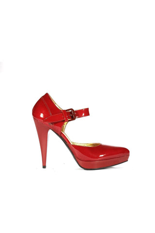Just Cavalli Burgundy Patent High-Heel Pump (JC1522)
