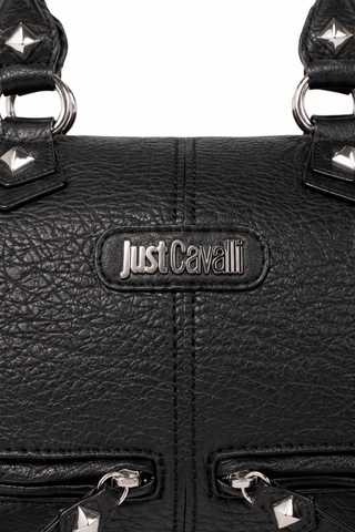 Just Cavalli Handbag Mini Cylindrical Statchel Leather Bag (JC171)