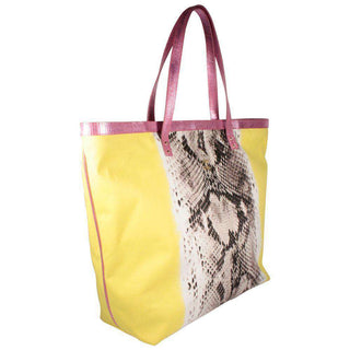 Just Cavalli Women's Large Summer Shopper Gold & Pink (JC193)-AmbrogioShoes