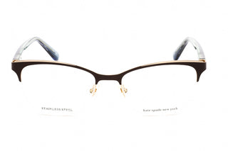 Kate Spade BRIEANA Eyeglasses BROWN TURQUOISE/Clear demo lens Unisex-AmbrogioShoes