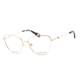 Kate Spade JOURNEE Eyeglasses Gold / Clear demo lens Unisex-AmbrogioShoes