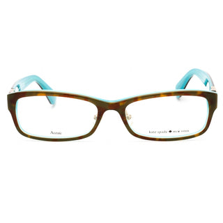 Kate Spade Jolisa Eyeglasses Havana Turquoise / Clear Lens-AmbrogioShoes