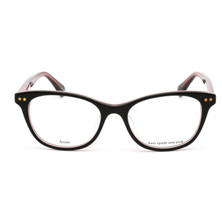 Kate Spade Kamila Eyeglasses Black Pink / Clear Lens-AmbrogioShoes