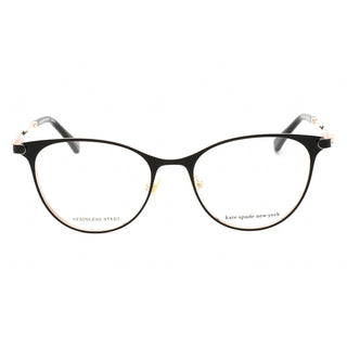 Kate Spade LIDA/G Eyeglasses GOLD BLACK / Clear demo lens Unisex-AmbrogioShoes