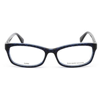 Kate Spade LIZABETH Eyeglasses BLUE PATTERN / Clear demo lens Unisex Unisex-AmbrogioShoes
