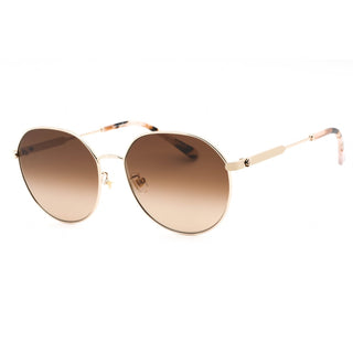 Kate Spade NESHA/F/S Sunglasses Light Gold / Brown Gradient Women's-AmbrogioShoes