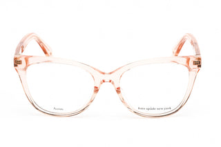 Kate Spade NEVAEH Eyeglasses Clear Peach Brown / Clear demo lens Unisex-AmbrogioShoes