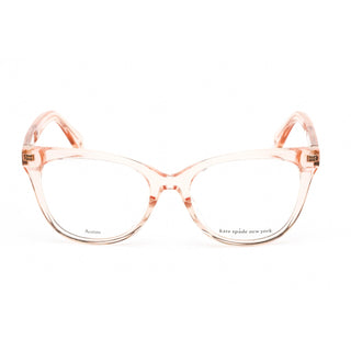 Kate Spade NEVAEH Eyeglasses Clear Peach Brown / Clear demo lens Unisex-AmbrogioShoes
