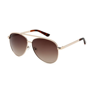 Kenneth Cole Reaction KC2914 Sunglasses Gold / Gradient Brown Women's-AmbrogioShoes
