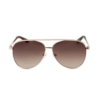 Kenneth Cole Reaction KC2914 Sunglasses Gold / Gradient Brown Women's-AmbrogioShoes