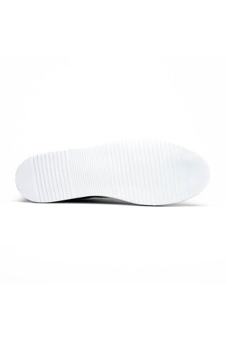 Kobe Embossed Suede Sneaker - Navy-Dellamoda