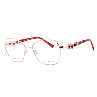 La Matta LMV3317 Eyeglasses Pale Pink/Gold / Clear Lens-AmbrogioShoes