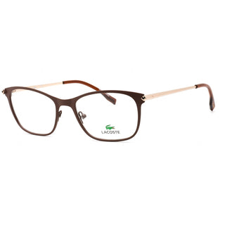 Lacoste L2276 Eyeglasses Brown/Rose Gold / Clear Lens-AmbrogioShoes