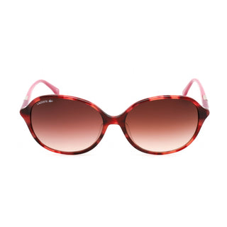 Lacoste L854SA Sunglasses Pink Havana / Brown Gradient Women's-AmbrogioShoes