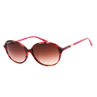 Lacoste L854SA Sunglasses Pink Havana / Brown Gradient Women's-AmbrogioShoes