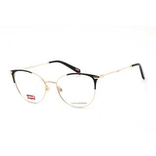 Levi's LV 5025 Eyeglasses GOLD BLACK / Clear demo lens-AmbrogioShoes