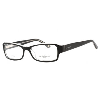 Liz Claiborne L 435 Eyeglasses Black Crystal Glitter / Clear Lens-AmbrogioShoes