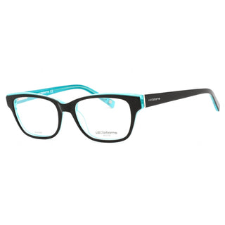 Liz Claiborne L 437 Eyeglasses Black Turquoise / Clear Lens Unisex Unisex-AmbrogioShoes