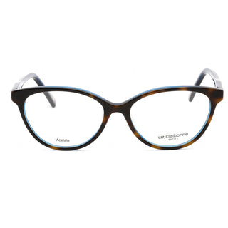 Liz Claiborne L 452 Eyeglasses Havana Blue / Clear Lens-AmbrogioShoes
