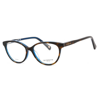 Liz Claiborne L 452 Eyeglasses Havana Blue / Clear Lens-AmbrogioShoes
