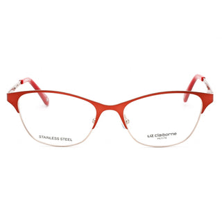 Liz Claiborne L 465 Eyeglasses Matte Red Gold / Clear Lens-AmbrogioShoes