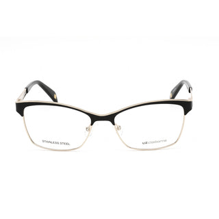 Liz Claiborne L 635 Eyeglasses Black Gold / Clear Lens-AmbrogioShoes