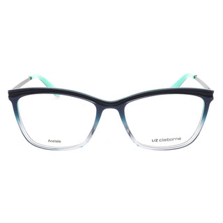 Liz Claiborne L 638 Eyeglasses Shiny Blue Grey / Clear Lens-AmbrogioShoes