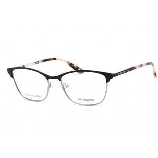 Liz Claiborne L 649 Eyeglasses BLACK RUTHENIUM/Clear demo lens-AmbrogioShoes