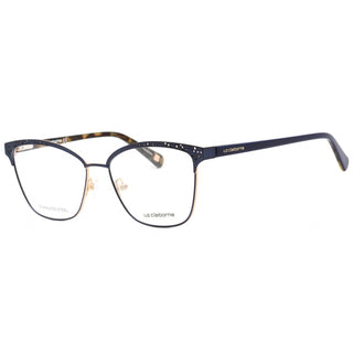 Liz Claiborne L 651 Eyeglasses Semi Matte Navy / Clear Lens-AmbrogioShoes