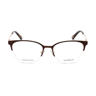 Liz Claiborne L 658 Eyeglasses BROWN GOLD/Clear demo lens-AmbrogioShoes