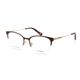 Liz Claiborne L 658 Eyeglasses BROWN GOLD/Clear demo lens-AmbrogioShoes