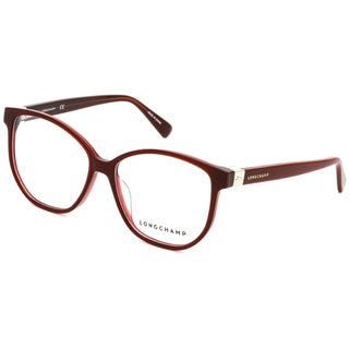 Longchamp LO2663 Eyeglasses Burgundy / Clear Lens-AmbrogioShoes