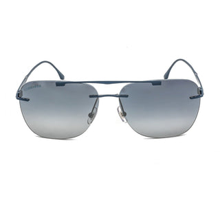 Longines LG0009-H Sunglasses Matte Blue / Blue Mirror-AmbrogioShoes