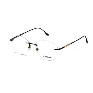 Longines LG5002-H Eyeglasses Matte Black / Clear Lens-AmbrogioShoes