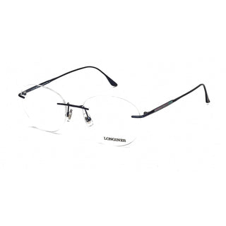 Longines LG5002-H Eyeglasses Shiny Blue / Clear Lens-AmbrogioShoes